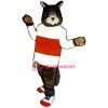 Jogging Beaver Lightweight Mascot Costume