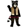 Ryan Raccoon w-vest Lightweight Mascot Costume
