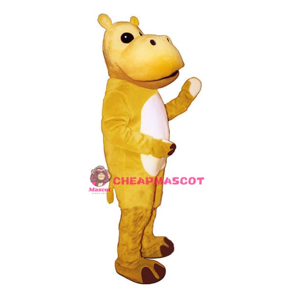 Yellow Hippo Lightweight Mascot Costume