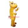 Yellow Hippo Lightweight Mascot Costume