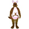 Mrs. Kangaroo w-Joey Lightweight Mascot Costume
