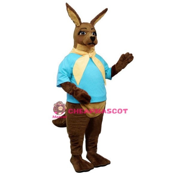 Joe Kangaroo w-Shirt & Tie Lightweight Mascot Costume