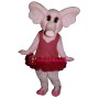 Elphie Elephant w-Tutu Lightweight Mascot Costume