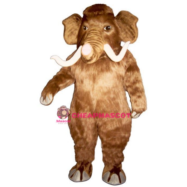 Mammoth w-Long Tusks Lightweight Mascot Costume