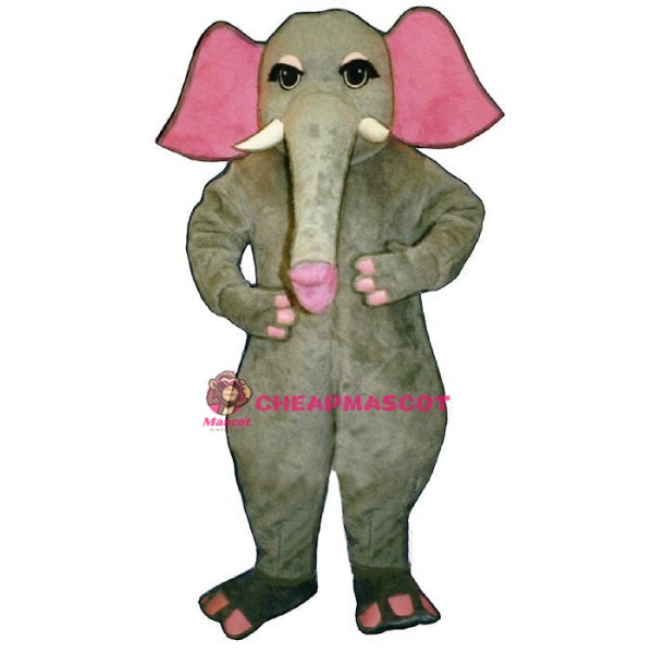 Girl Elephant Lightweight Mascot Costume
