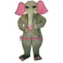 Girl Elephant Lightweight Mascot Costume