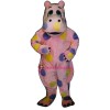 Polka-Dot Hippo Lightweight Mascot Costume