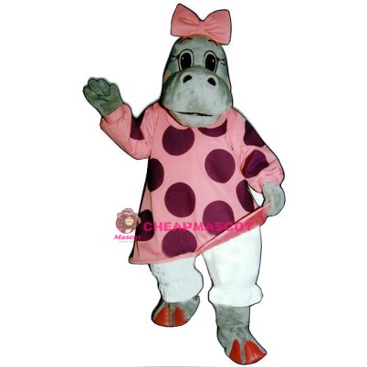 Hilary Hippo Lightweight Mascot Costume