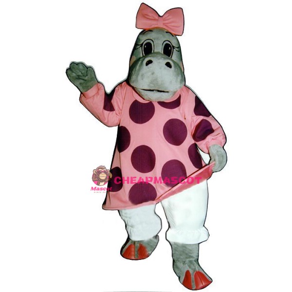 Hilary Hippo Lightweight Mascot Costume