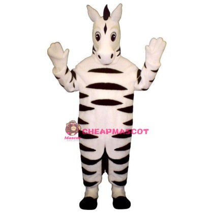 Baby Zebra Lightweight Mascot Costume