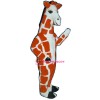 Red Giraffe Lightweight Mascot Costume