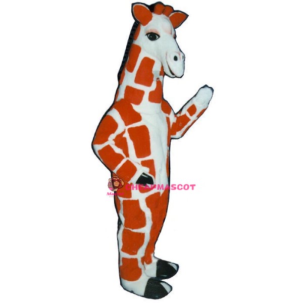 Red Giraffe Lightweight Mascot Costume