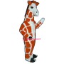 Red Giraffe Lightweight Mascot Costume