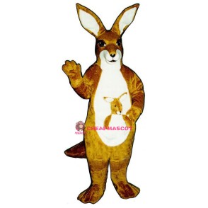 Kangaroo w-Joey Lightweight Mascot Costume