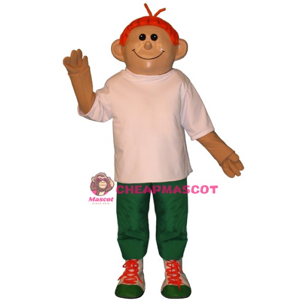 Red Headed Boy Lightweight Mascot Costume