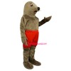 Sunning Seal w-Shorts Lightweight Mascot Costume