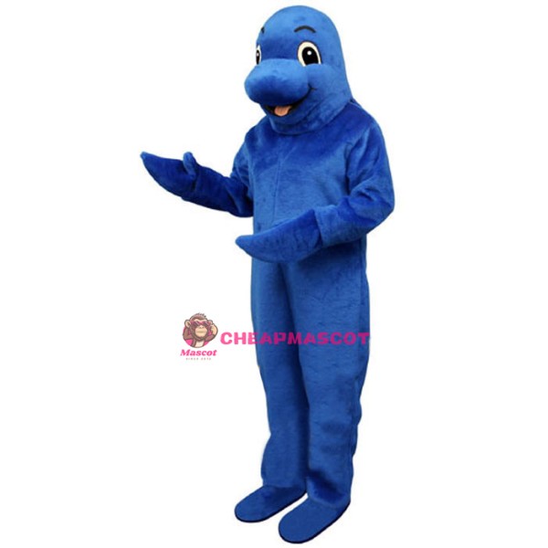 Blue Fish Lightweight Mascot Costume