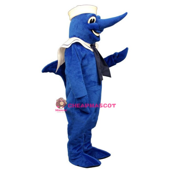 Swordfish w-Hat & Collar Lightweight Mascot Costume