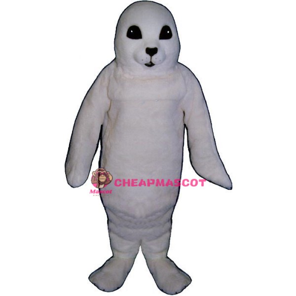 White Baby Seal Lightweight Mascot Costume