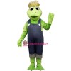 Frog Legs w-Overalls & Hat Lightweight Mascot Costume