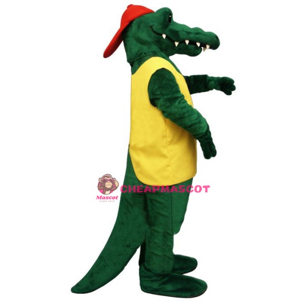 Tuff Gator w-Shirt & Hat Lightweight Mascot Costume