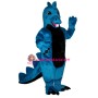 Blue Dino Lightweight Mascot Costume