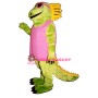 Irma Iguana w-Dress & Sunglasses Lightweight Mascot Costume