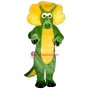 Green Triceratops Lightweight Mascot Costume
