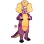 Purple Triceratops Lightweight Mascot Costume