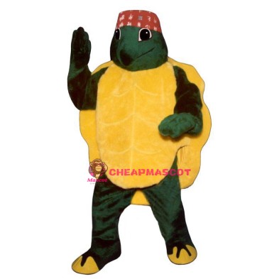 Karate Turtle w-Headband Lightweight Mascot Costume