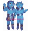 Girl Blue Devil Lightweight Mascot Costume