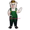 Farmer Piglett Lightweight Mascot Costume