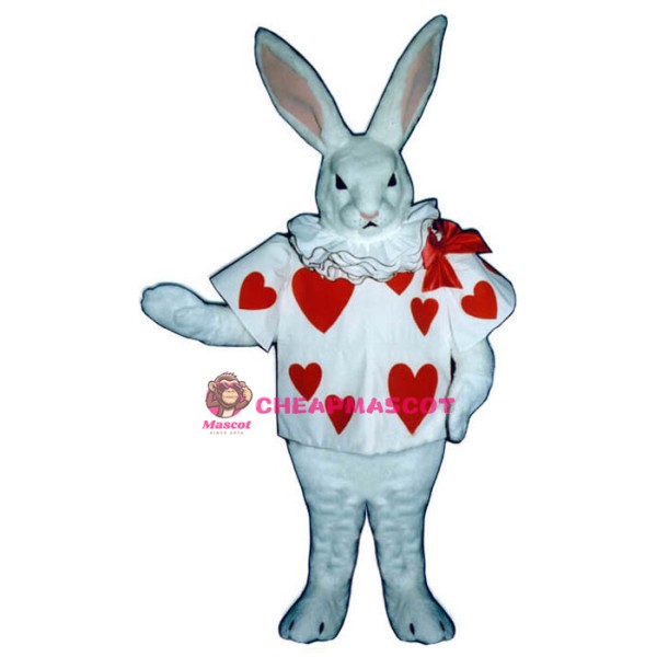 White Rabbit w-outfit Lightweight Mascot Costume