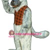 Wolf w-Hat & Vest Lightweight Mascot Costume