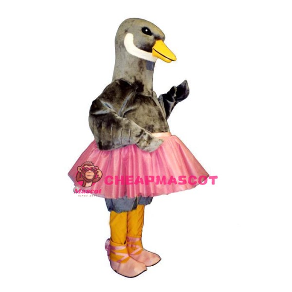 Goose w-Tutu & Ballet Shoes Lightweight Mascot Costume