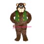 Bramble Bear w-Vest Lightweight Mascot Costume