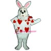 White Bunny w-Outfit Lightweight Mascot Costume