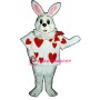 White Bunny w-Outfit Lightweight Mascot Costume