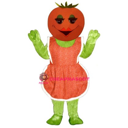 Ms.Tomato w-Apron Lightweight Mascot Costume