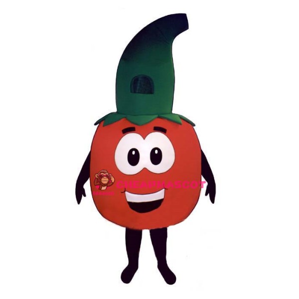 Tomato w-Stem Lightweight Mascot Costume