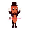 Carrot w-Tail Coat & Hat Lightweight Mascot Costume