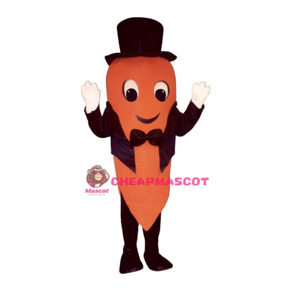 Carrot w-Tail Coat & Hat Lightweight Mascot Costume