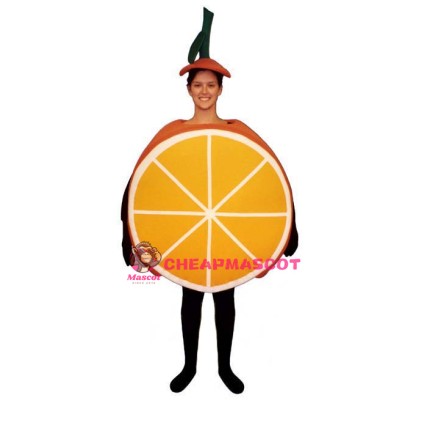 Sliced Orange Lightweight Mascot Costume