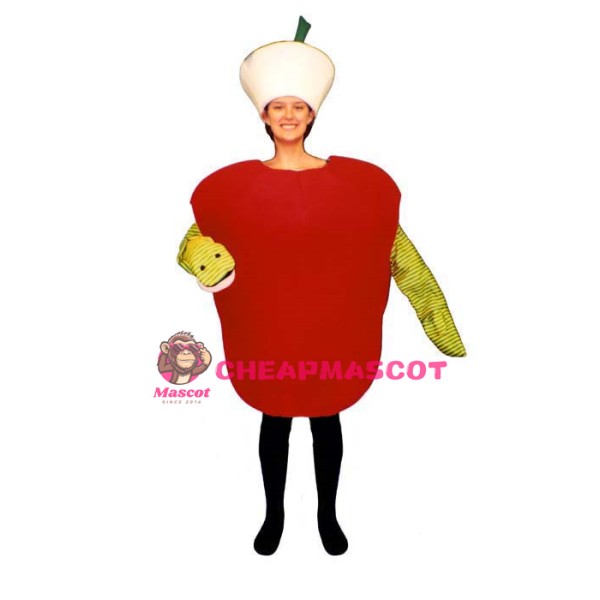 Wormy Apple Lightweight Mascot Costume