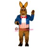Patriotic Donkey Lightweight Mascot Costume