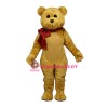 Stuffed Teddy w-Bow Lightweight Mascot Costume