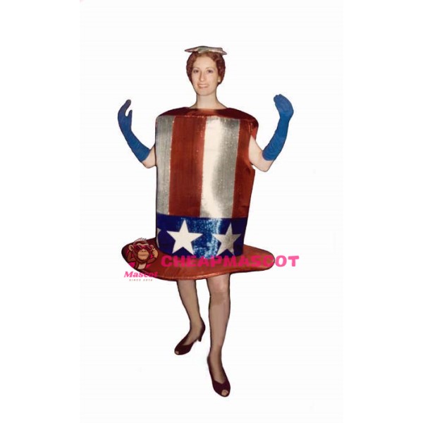 Star-Spangled Hat Lightweight Mascot Costume