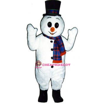 Extra Round Snowman Lightweight Mascot Costume