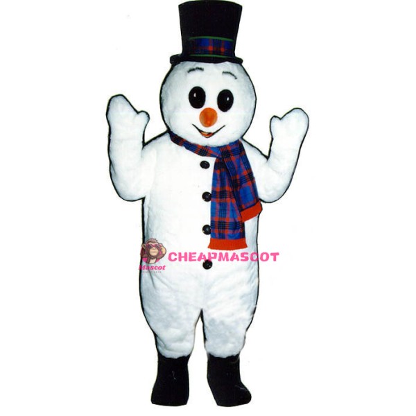 Extra Round Snowman Lightweight Mascot Costume
