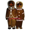 Gingerbread Boy Lightweight Mascot Costume